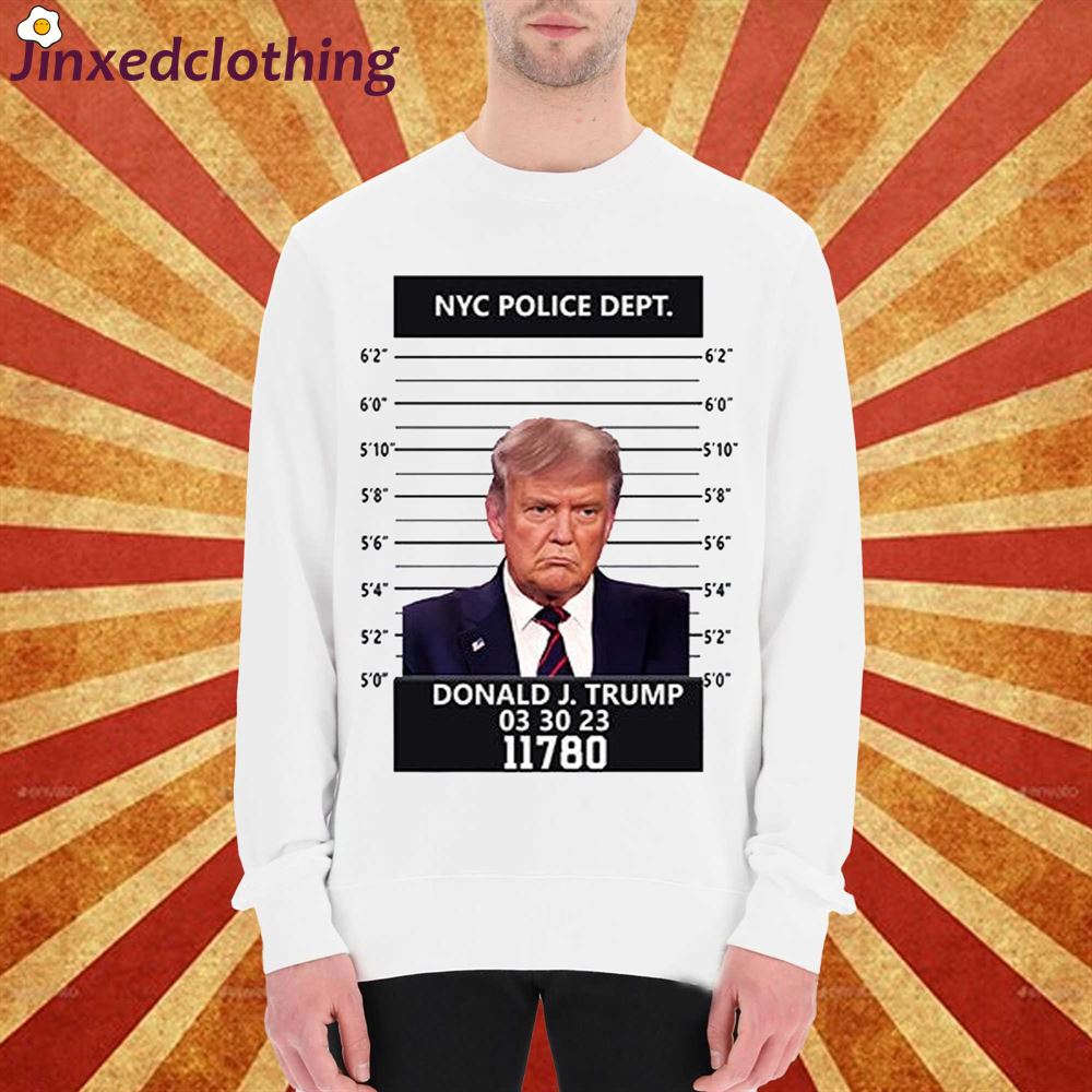 Donald J Trump Mugshot T-shirt Nyc Police Dept 
